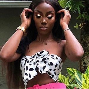 Polka dot bandeau Top